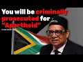 New Apartheid Crime Bill Could Criminalise Dissent in South Africa