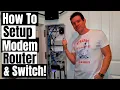 HOME NETWORKING 101 - MODEM ROUTER SWITCH