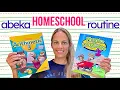 How I Plan Prep for a Successful Homeschool Year Abeka Curriculum
