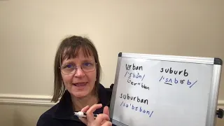 How to Pronounce Urban Suburb and Suburban