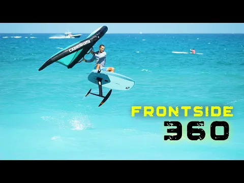 Download MP3 How to do a frontside 360 | Flaka | Wing Foil Freestyle trick