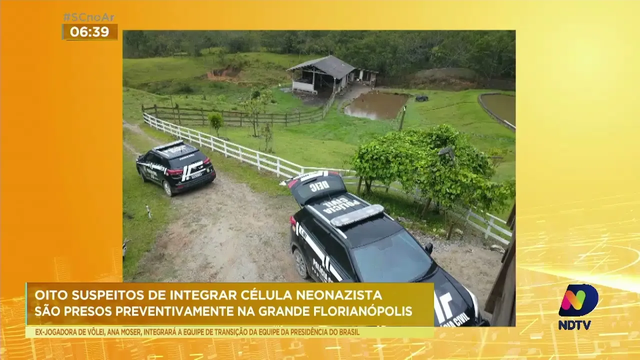 Juiz converte em preventiva a prisão dos 8 envolvidos de integrar célula neonazista interestadual