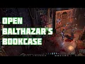 How To open Balthazar s bookcase Baldur s Gate 3 quest Balthazar s Experiment