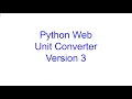 Unit Converter Web Application Version 3 Learn Python From Scratch 21 Kovolff
