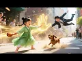 Download Lagu The chicken-loving girl with magical powers turns the bad guys into dogs!
