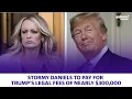 Stormy Daniels to pay for Trump s legal fees amounting to nearly 300 000