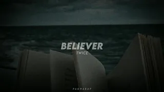 Download BELIEVER // TWICE - ( slowed + reverb ) MP3