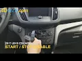 Ford Escape DISABLE Auto Feature - Toggle ON and OFF permanently 2017-2019