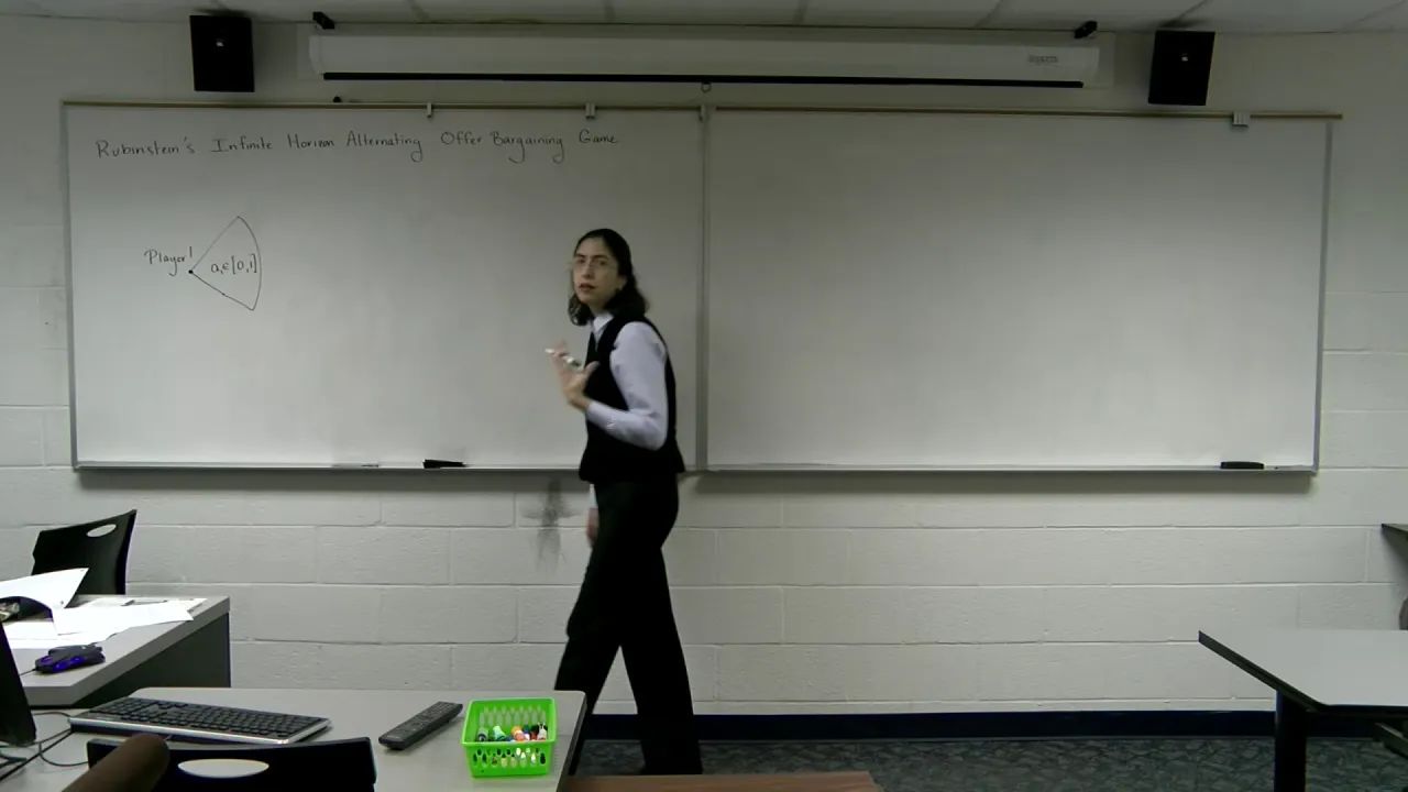 Game Theory 33: Rubinstein's Bargaining Game