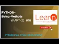 Mastering Python String Methods Replace Substring Join Split and More