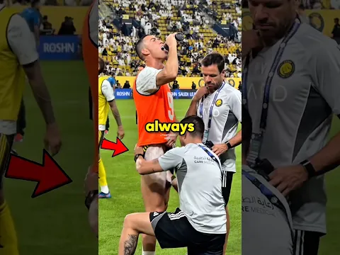 Why Every Footballer Shaves Their Legs Before Playing #shorts #ronaldo