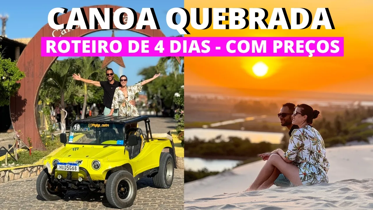 Vídeo sobre Canoa Quebrada CE — roteiro completo