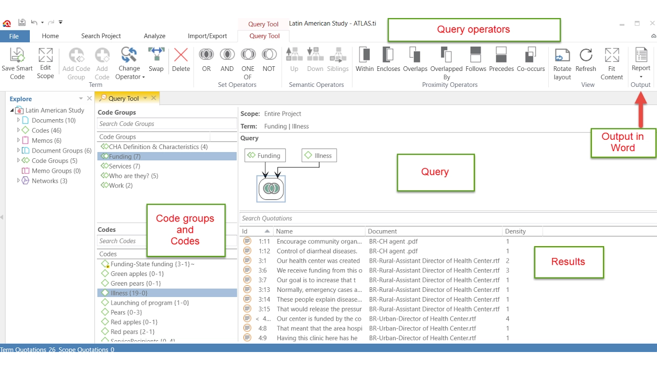 ATLAS ti 8 Windows-The Query Tool