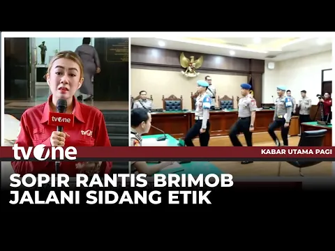 Bripka R akan Menjalani Sidang Etik Kasus Penabrakan Affan Kurniawan Hari Ini