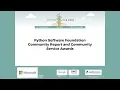 Ewa Jodlowska - PSF Report Community Service Awards