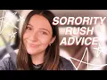 HOW TO GET INTO YOUR TOP SORORITY Sorority Recruitment Advice Sorority rush week advice UCONN
