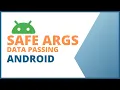 Data passing using safe args How to use safe args Live app