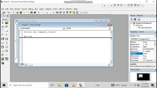 VB 6 0 THE CODE VIEW WINDOW