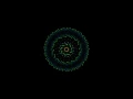 Dancing fireflies - music visualizer