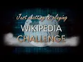 Just chatting and playing Wikipedia Challenge - 13 November 2023