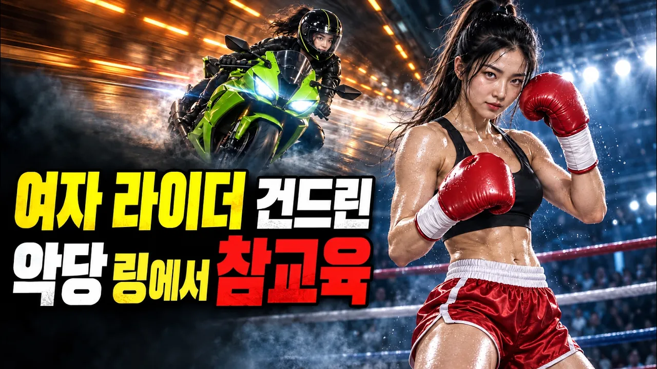 라이더킥 킥복서 출신 여자 라이더의 시합을 건드린 승부조작 일당의 최후