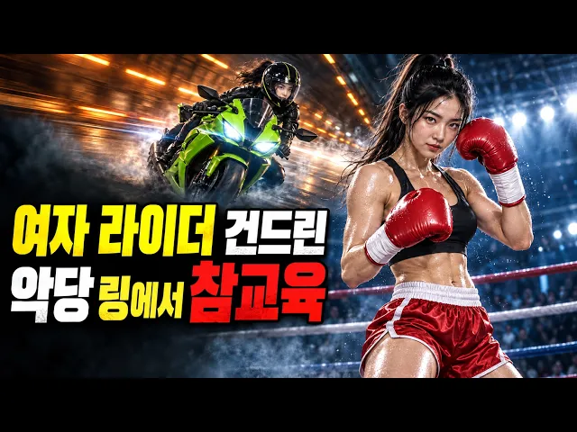 라이더킥 킥복서 출신 여자 라이더의 시합을 건드린 승부조작 일당의 최후