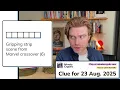 Minute Cryptic Clue 424 Gripping strip scene from Marvel crossover 6