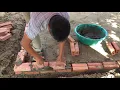 Great Building Idea From Terracotta Brick - Unique Brick Yard Construction Design In The Garden