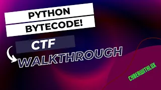 CTF-WALKTHROUGH bytecode reversal