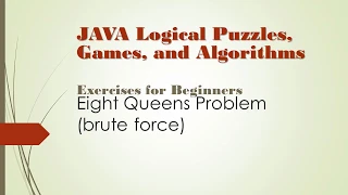 Java Puzzles Games Algorithm Exercises -
