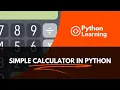 Simple calculator in python