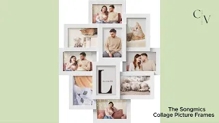 SONGMICS Collage Picture Frames 4x6 Picture Frames Collage for Wall Decor 10 Pack Photo Collage