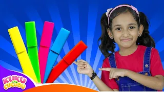 🌈 Color Song for Kids | Learn Colors & Nursery Rhymes – Kuku and Cucudu