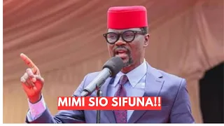 DRAMA!!! IN BUMALA AS DIDMUS BARASA REFUSES TO SAY MIMI NI SIFUNA