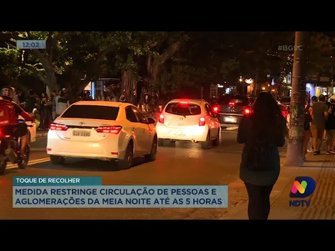 Governo do Estado decreta toque de recolher da meia noite às 5 horas