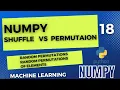 NumPy Random Permutation Shuffling shuffle and permutation Python Numpy
