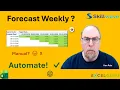Building a Weekly Forecast History Using Power Query Without Manual Work
