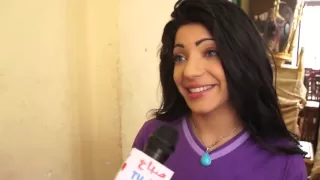 الراقصه صوفيا لقاء تليفزيوني كواليس فيلم بوسي كات 