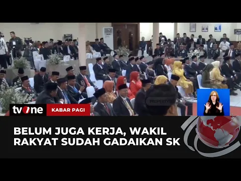 Ramai Anggota DPRD Gadai SK ke Bank Usai Dilantik