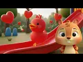 Download Lagu Five Little Ducks Color Slide | Chippy's Nursery Rhymes \u0026 Kids Songs