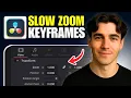 How To Slow Zoom With Keyframes In DaVinci Resolve Tutorial 2026