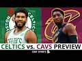 Boston Celtics vs Cleveland Cavaliers Jayson Tatum Donovan Mitchell Celtics News