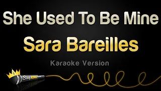 Download Sara Bareilles - She Used To Be Mine (Karaoke Version) MP3