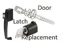How to Replace Screen Door Push Button Latch With Lock
