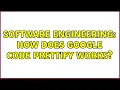 Software Engineering How does google code prettify works