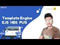 Template Engine PUG EJS HBS Express JS