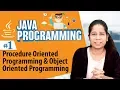 Procedure Oriented Programming and Object Oriented Programming - Java Programming Tutorial