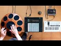 Lagu Neotone Digital Handpan, Live Looping | MiniLab 3, Audient Ableton Push2, \u0026 Epiphone