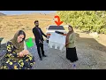 Download Lagu Rural Life، Ali Brings Water Tank for Parisa Installing Pipes, Fresh Fruits, Tea \u0026 Village Happiness