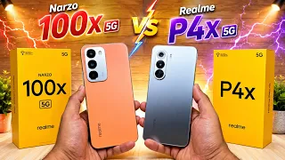 Narzo 100x 5G vs Realme P4x 5G - Which Should You Buy ?